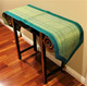 Boon Decor Table Runner Wall Hanging Classic Brocade One-of-a-Kind Teal 75x16.5