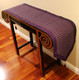 Boon Decor Table Runner Wall Hanging Silk Blend Global Weave - Purple 15x74
