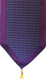Boon Decor Table Runner Wall Hanging Silk Blend Global Weave - Purple Magenta 15x74