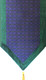 Boon Decor Table Runner Wall Hanging Silk Blend Global Weave Purple Green 74x15