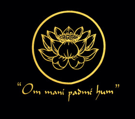 Boon Decor Womens Tee Shirt - Lotus of Enlightenment - 100percent Cotton - Black