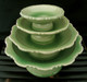 Boon Decor Thai Celadon Pedestal Serving Dishes - Set of Four