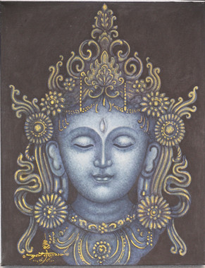 Boon Decor White Tara - Painting On Canvas