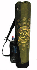 Boon Decor Yoga Mat Bag - Silkscreen - Om Universe Olive Green