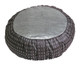 Boon Decor Meditation Cushion Zafu Pillow Global Weave Gray 16 dia 6 loft