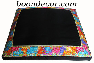 Boon Decor Meditation Cushion - Zabuton Floor Mat -  Limited Edition - Celestial Cats 