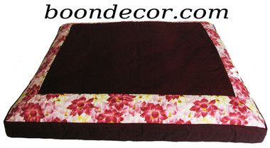 Boon Decor Meditation Cushion Floor Mat - Limited Edition Lotus Sanctuary Collection