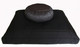 Boon Decor Meditation Cushion Set - Zafu and Black Zabuton - Global Weave SEE COLORS