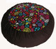 Boon Decor Meditation Cushion Pillow Zafu Rare Find Fabric Love and Peace SEE PATTERN CHOICES
