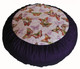 Boon Decor Meditation Cushion Zafu - Limited Edition - Rare Find Fabric - Butterflies Are Free