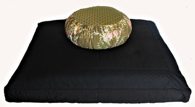 Boon Decor Meditation Cushion Set Japanese Silk Zafu - Orchid
