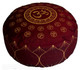 Boon Decor Meditation Cushion 7 h Buckwheat Kapok Fill Zafu Pillow Om in Lotus SEE COLORS