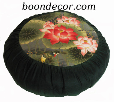 Boon Decor Meditation Cushion Zafu - Limited Edition - Lotus Sanctuary Collection