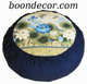 Boon Decor Meditation Cushion Zafu - Limited Edition - Blue Lotus Sanctuary