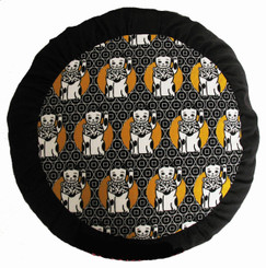 Boon Decor Meditation Cushion Zafu - Limited Edition - Japanese Lucky Cats