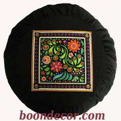 Boon Decor Meditation Cushion Zafu Pillow - Celestial Garden Collection SEE PATTERNS