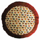 Boon Decor Meditation Cushion Zafu - Limited Edition - Tiny Kitties - Rust and Browns