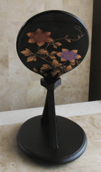 Boon Decor Hand Held Mirror - Lacquered Autumn Floral
