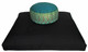 Boon Decor Black Zabuton Meditation Cushion Set - One of a Kind - Indochine Fabric SEE COLORS