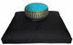 Boon Decor Black Zabuton Meditation Cushion Set - One of a Kind - Indochine Fabric SEE COLORS