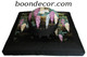 Boon Decor Meditation Cushion Set - Limited Edition Zafu and Zabuton - Egrets in Wisteria Garden
