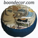 Boon Decor Meditation Cushion Buckwheat Kapok Fill Zafu Limited Edition 7 high SEE CHOICES