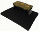 Boon Decor Meditation Cushion Floor Mat for Meditation Bench - Black Canvas