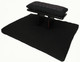 Boon Decor Meditation Cushion Floor Mat for Meditation Bench - Black Canvas