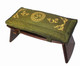 Boon Decor Folding Meditation Bench Set and Cushion Sacred Symbols SEE COLORS and SYMBOLS