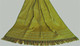 Boon Decor Meditation Shawl - Silk Blend Brocade - Golden/Chartreuse 40x 72