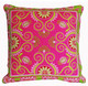 Boon Decor Decorative Throw Pillow Gypsy Bandana Lime/Pink SEE BOTH SIDES 24x24