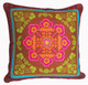 Boon Decor Decorative Throw Pillow Gypsy Bandana Teal/Brown SEE BOTH SIDES 24x24