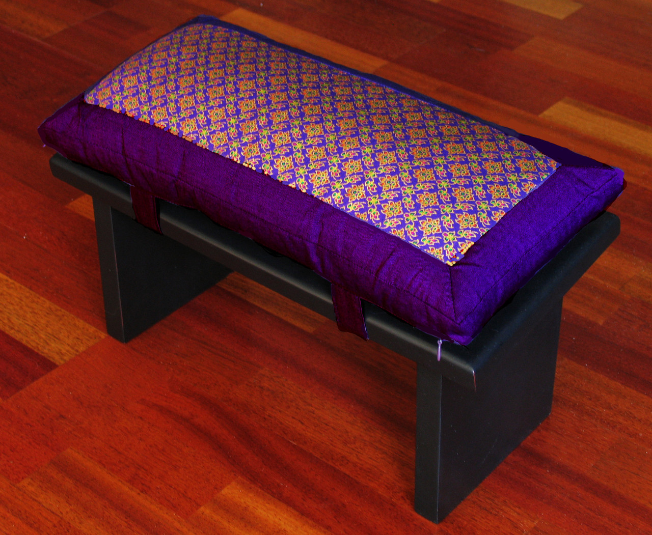 Meditation Bench & Cushion Set "Indochine" SEE PATTERN & COLOR CHOICES