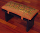 Meditation Bench and Cushion Set Indochine SEE PATTERN and COLOR CHOICES