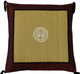Boon Decor Japanese Tatami Throw Pillow - Embroidered with Burmese Silk Trims SEE CHOICES