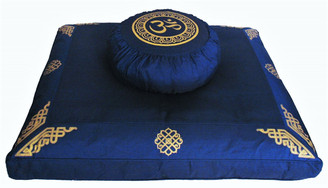 Boon Decor Zafu and Zabuton Set Meditation Cushion Om in Lotus SEE COLORS