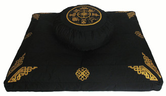 Boon Decor Meditation Pillow Set Zafu Zabuton 8 Auspicious Symbols SEE COLORS and ZABUTONS