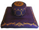 Boon Decor Meditation Cushion Set High Seat Zafu & Zabuton Om Symbol - SEE COLORS 