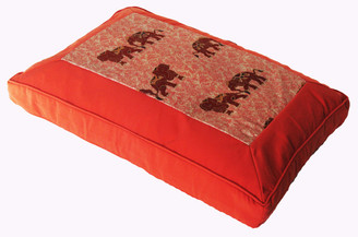 Single Fold Meditation Cushion  Red Elephant 