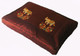 Boon Decor Meditation Cushion Pillow Sitting Zafu Twin Elephants Copper Brown