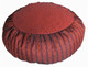 Boon Decor Meditation Cushion Zafu Buckwheat Pillow Global Weave Rust