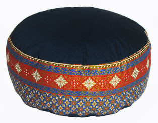 Boon Decor Meditation Cushion One of a Kind Buckwheat Kapok Fill Zafu - Indochine SEE CHOICES
