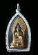 Boon Decor Buddha Pendant - in a Shrine - Bronze in Hand Crafted Silver Casing