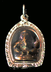 Boon Decor Ganesh Pendant Holding Attributes - Hand Crafted Fine Silver .999 Casing