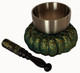Boon Decor Singing Bowl Set 2.7" dia. Hand Stitched Cushion SEE COLOR CHOICES 