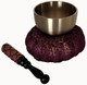 Boon Decor Singing Bowl Set 2.7" dia. Hand Stitched Cushion SEE COLOR CHOICES 