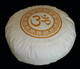 Boon Decor Meditation Pillow Buckwheat Zafu Cushion Ivory Silkscreen SEE CHOICES