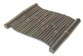 Boon Decor Bamboo Tray - Brown Wave
