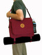 Boon Decor Messenger/Yoga/Gym/Tote/Computer Namaste Pomegranate 16x12x6