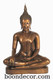 Boon Decor Buddha Statue - Earth Witness Mudra - Solid Bronze 21